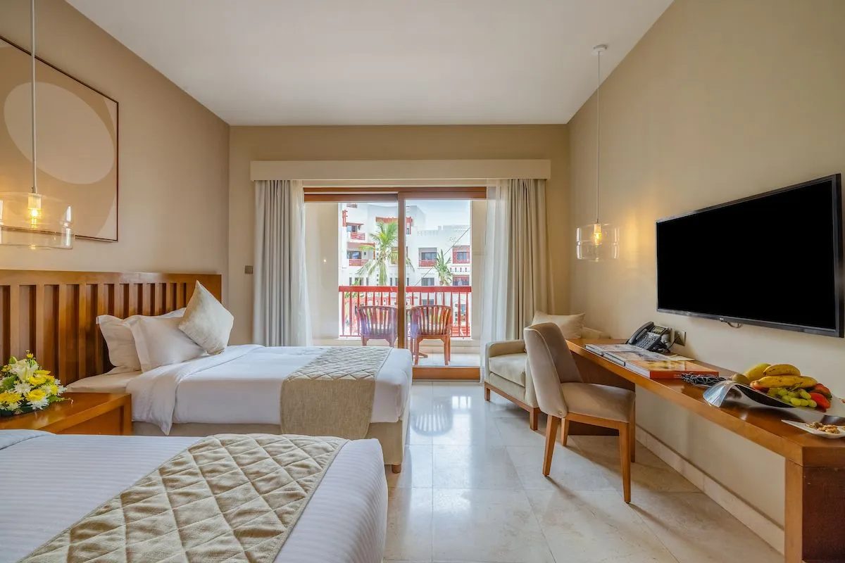 Jebel Sifah — room at the Sifawy Boutique Hotel